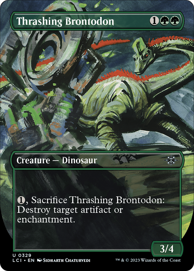 Thrashing Brontodon Card Image