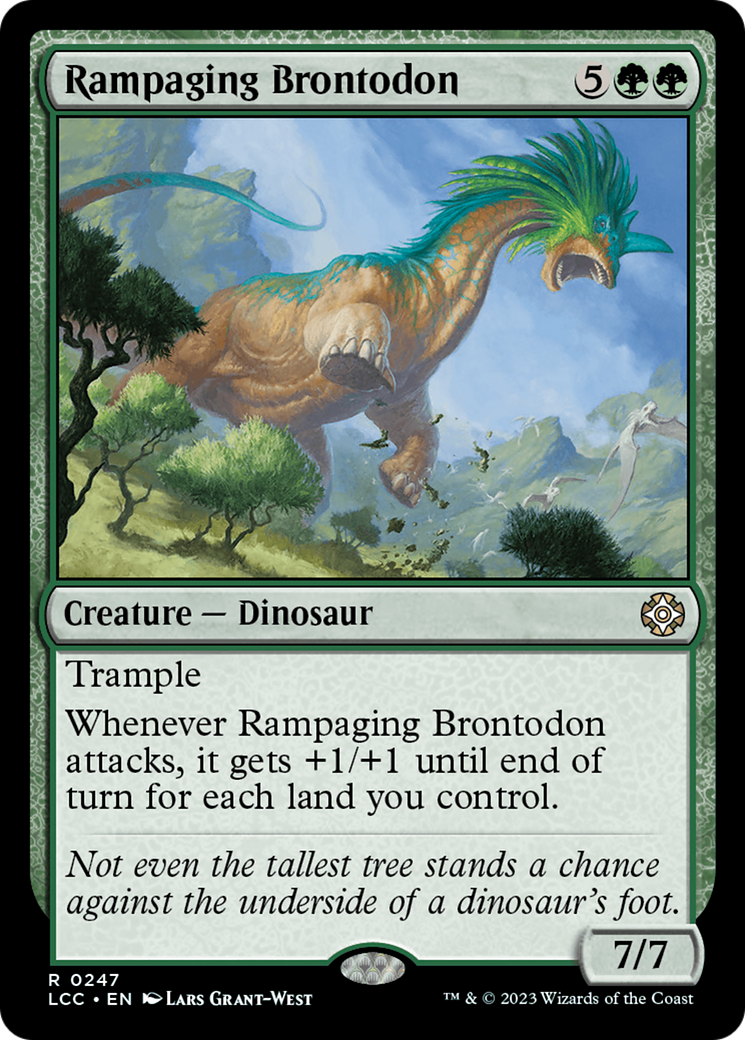 Rampaging Brontodon Card Image