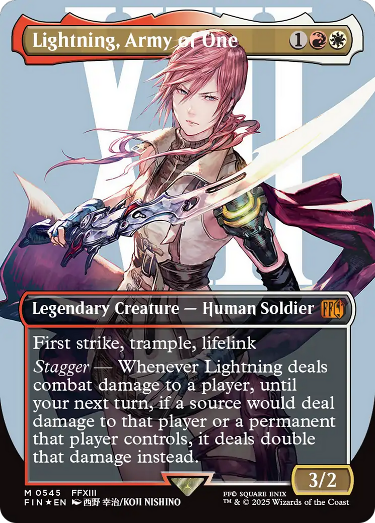 Lightning, Army of One Card Image