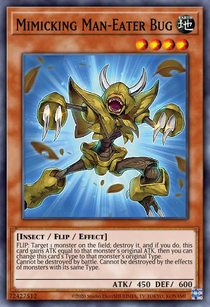 Mimicking Man-Eater Bug Card Image