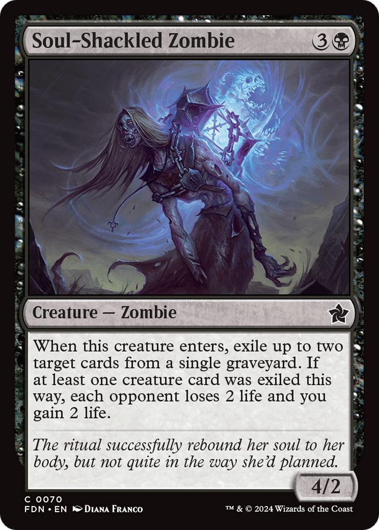 Soul-Shackled Zombie Card Image