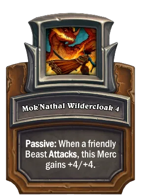 Mok'Nathal Wildercloak 4 Card Image