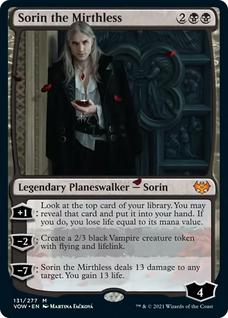 Sorin the Mirthless Card Image