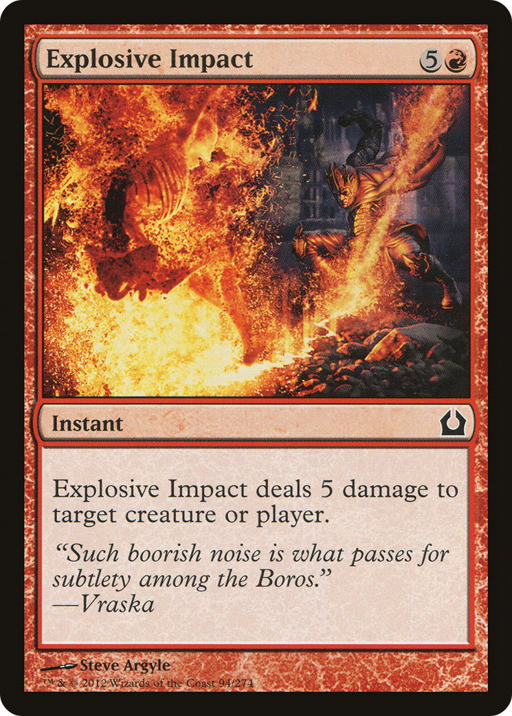 Explosive Impact Card Image