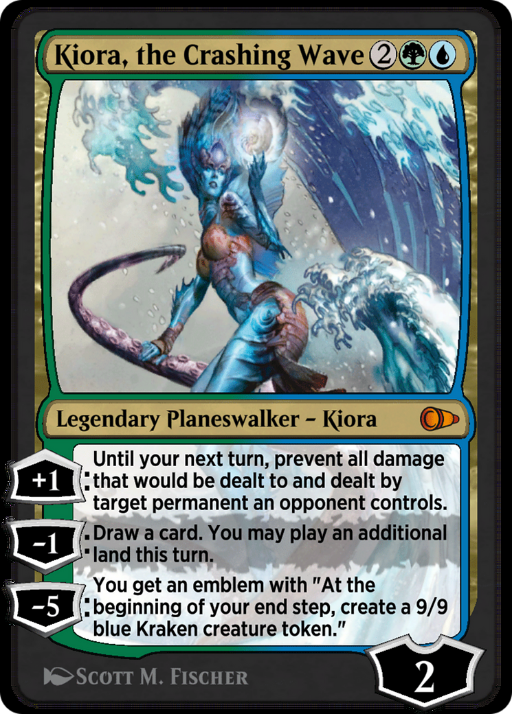 Kiora, the Crashing Wave Card Image