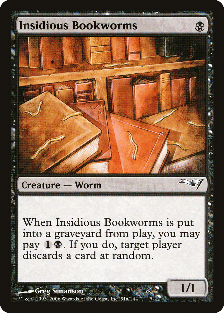 Insidious Bookworms Card Image
