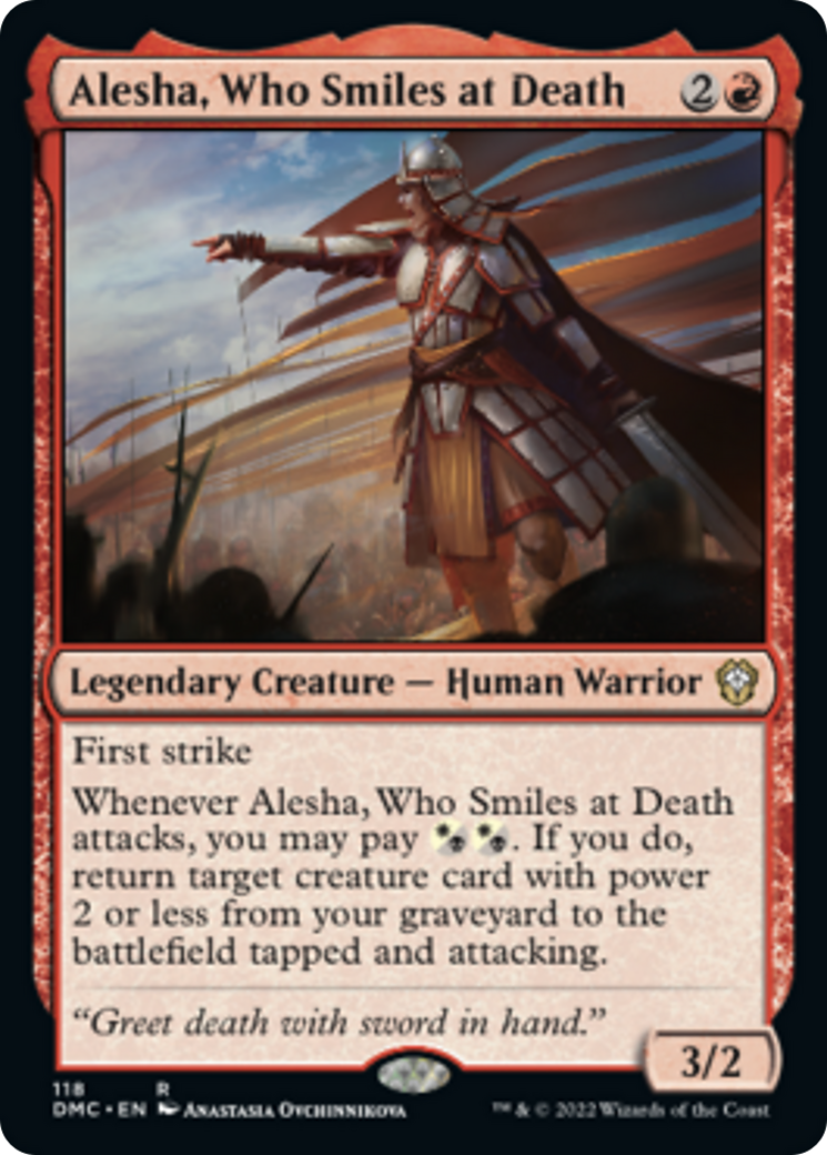 Alesha, Who Smiles at Death Card Image