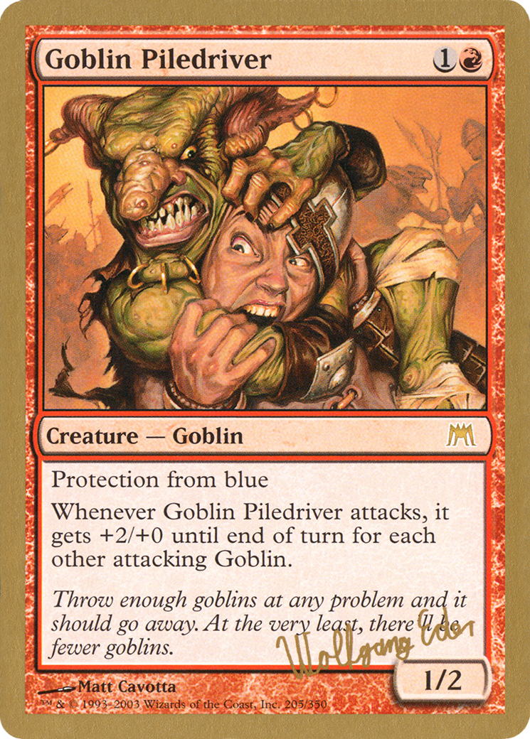 Goblin Piledriver Card Image