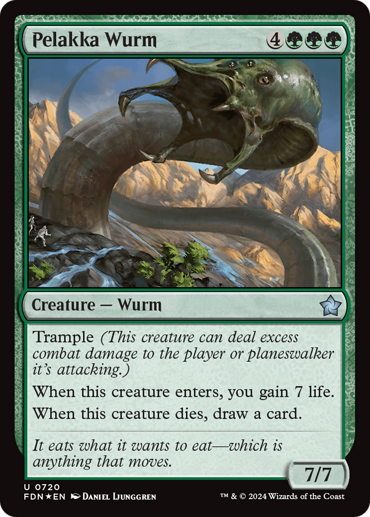 Pelakka Wurm Card Image