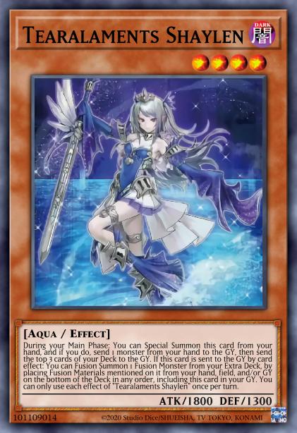 Tearalaments Shaylen Yu-Gi-Oh Card, Art 2
