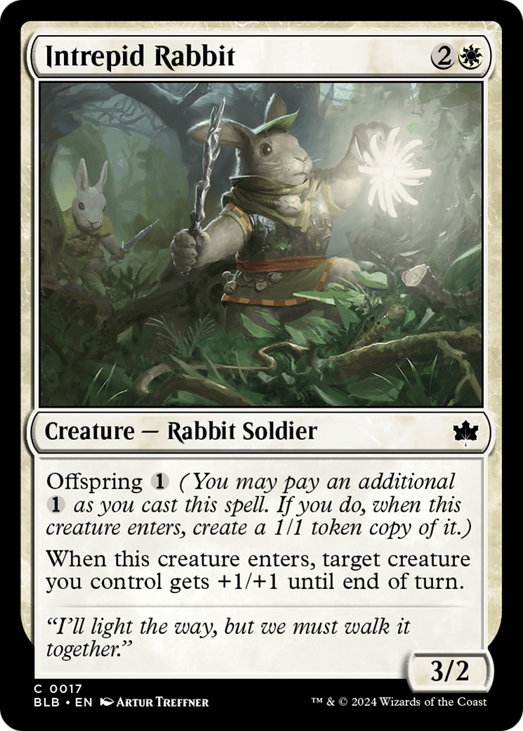 Intrepid Rabbit Card Image