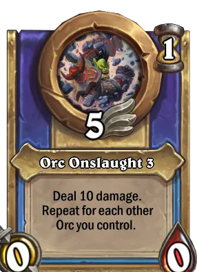 Orc Onslaught 3 Card Image