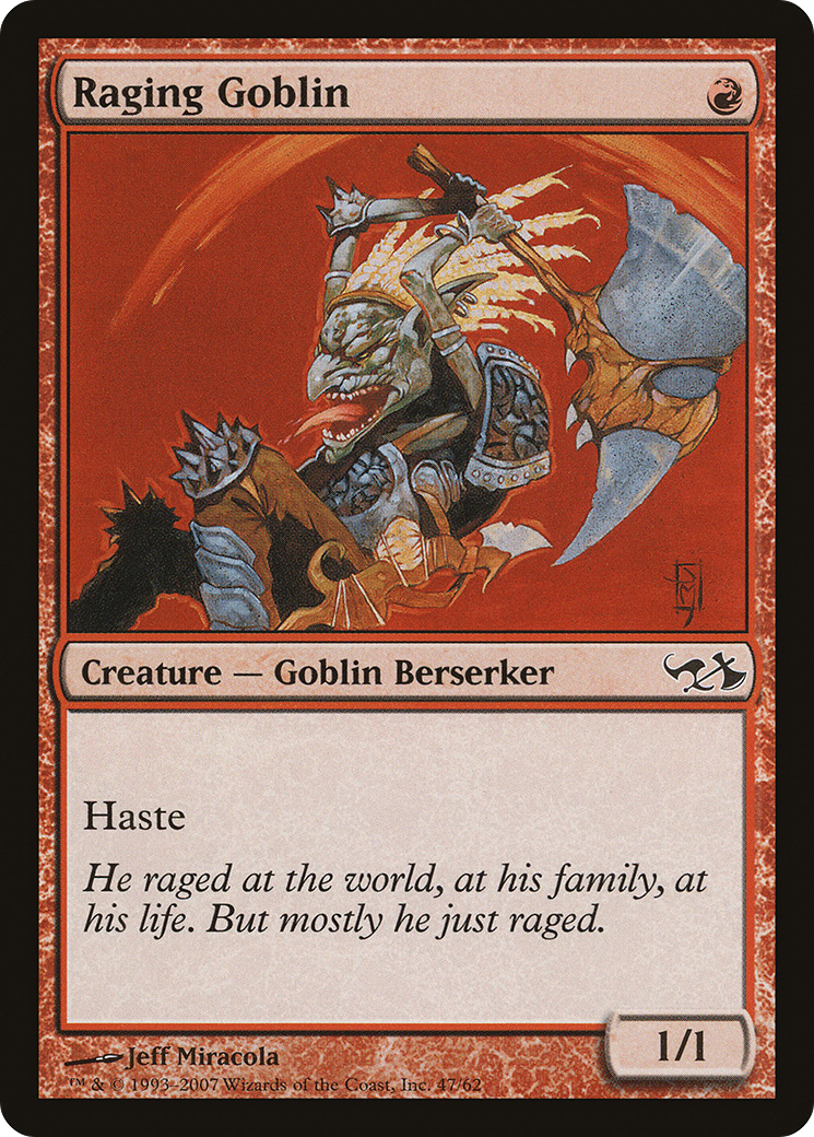 Raging Goblin Card Image