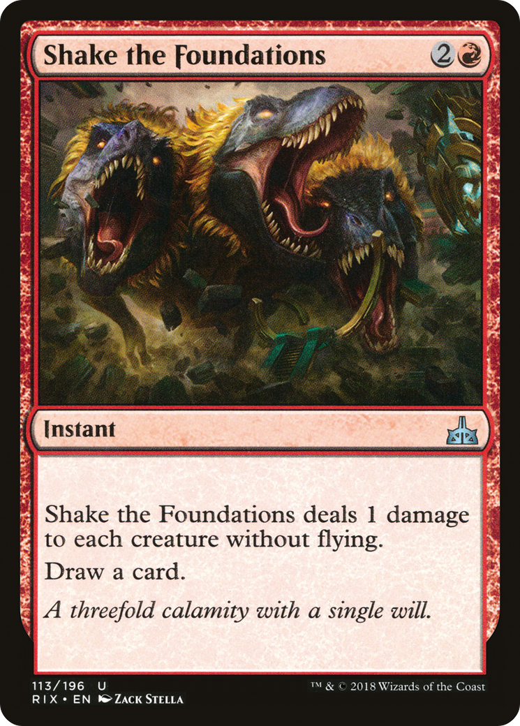 Shake the Foundations Card Image