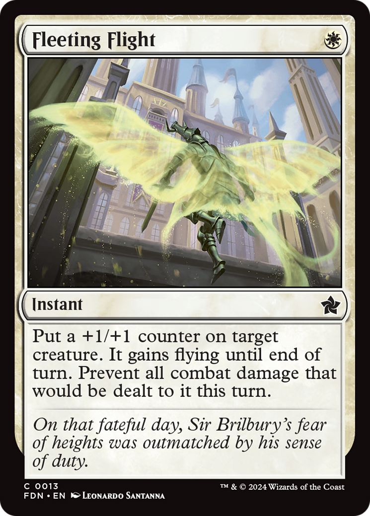 Fleeting Flight Card Image