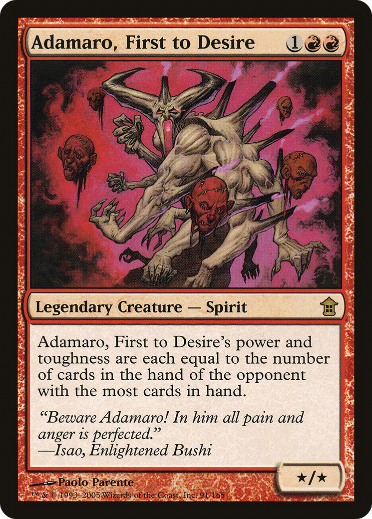 Adamaro, First to Desire Card Image