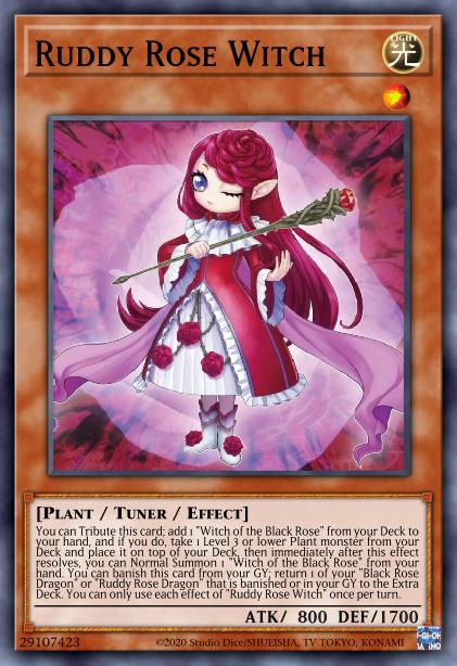 Ruddy Rose Witch Card Image