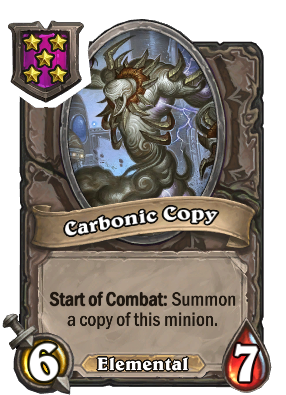Carbonic Copy Card Image
