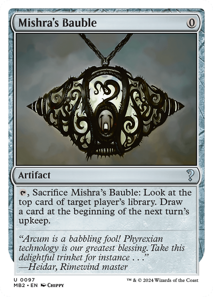 Mishra's Bauble Card Image