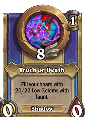 Truth or Death Card Image