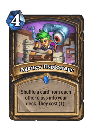 Agency Espionage Card Image