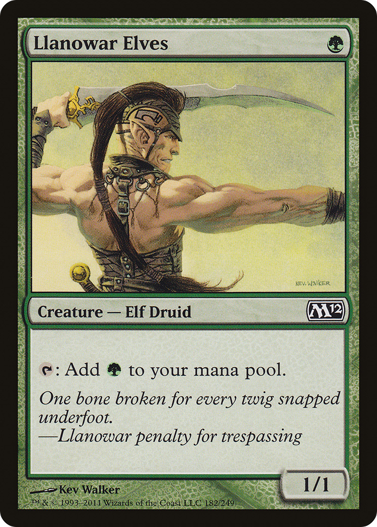 Llanowar Elves Card Image