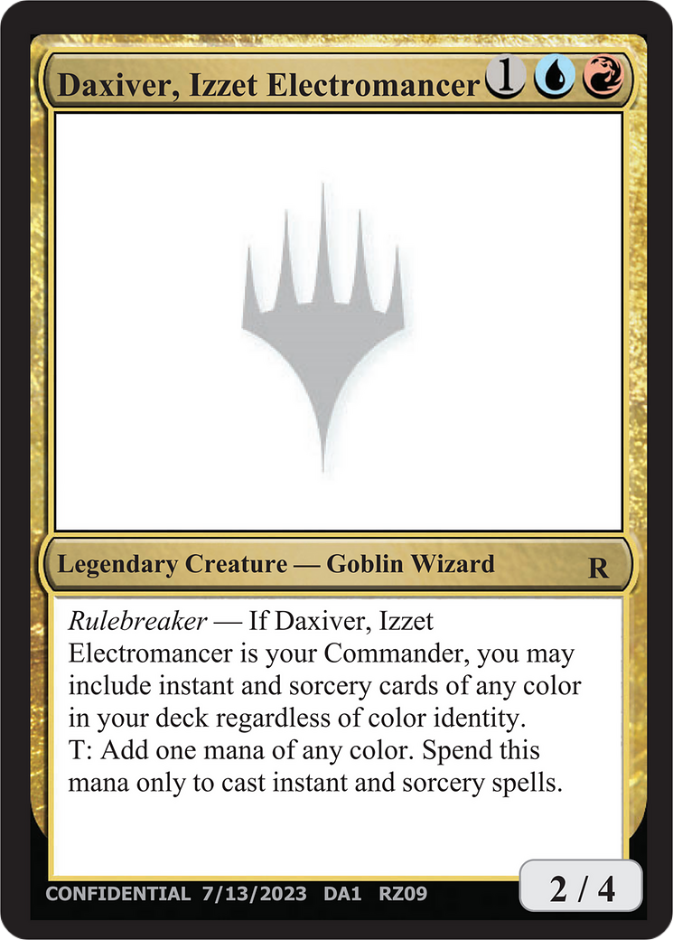 Daxiver, Izzet Electromancer Card Image