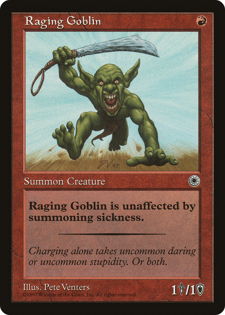 Raging Goblin Card Image