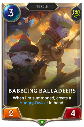 Babbling Balladeers Card Image