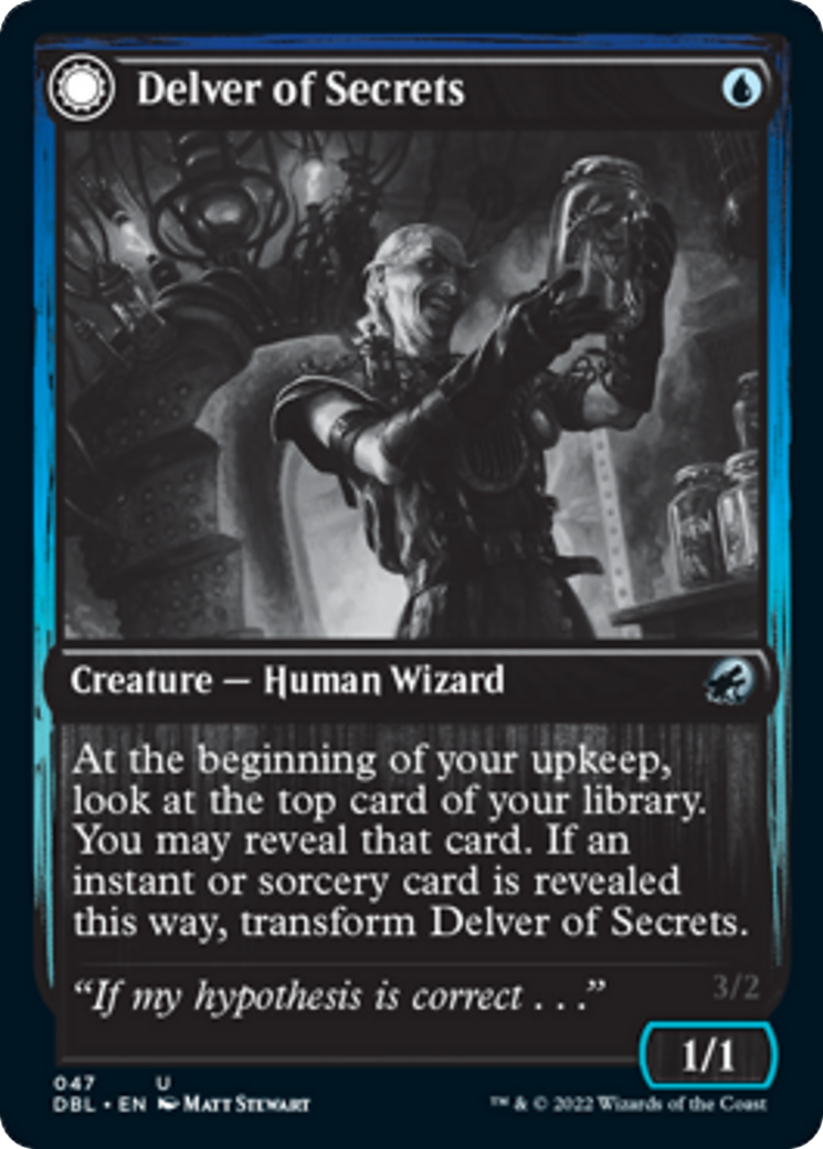 Delver of Secrets // Insectile Aberration Card Image
