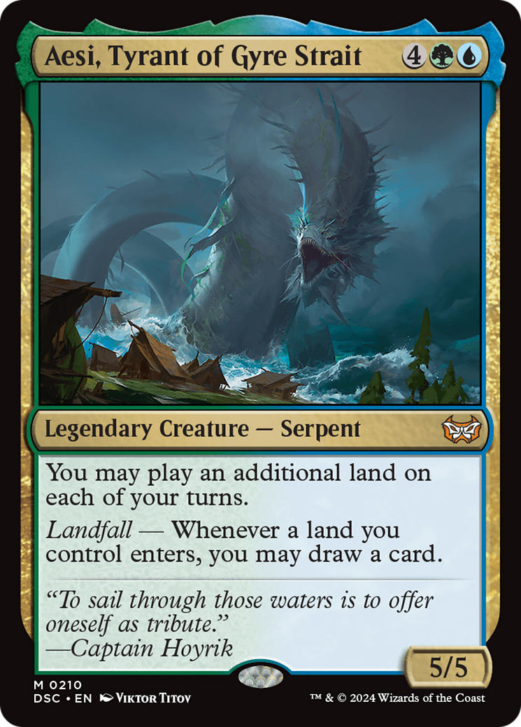 Aesi, Tyrant of Gyre Strait Card Image