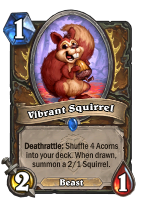 Vibrant Squirrel Card Image