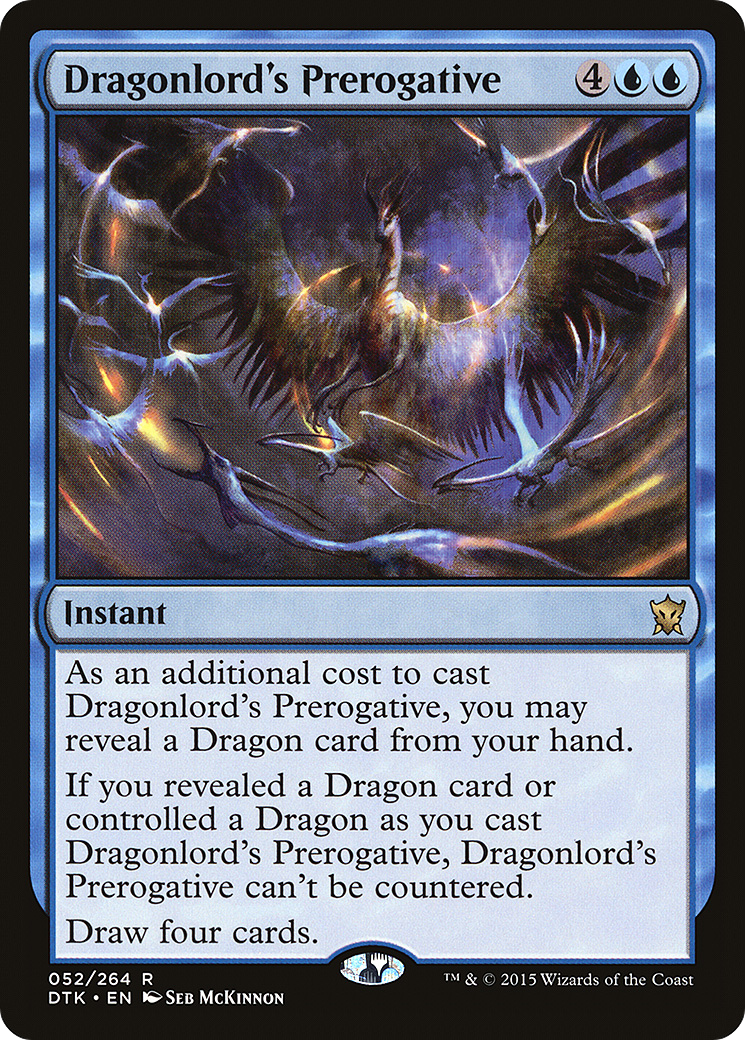 Dragonlord's Prerogative Card Image