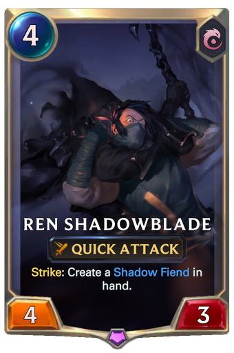 Ren Shadowblade Card Image