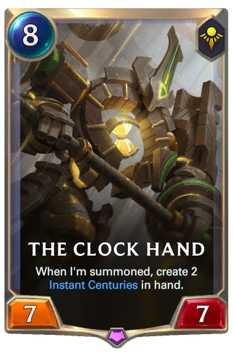 The Clock Hand Card Image