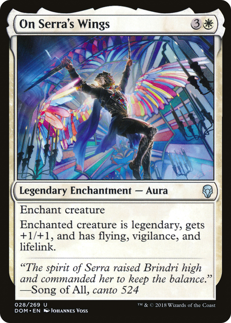 On Serra's Wings Card Image