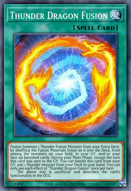 Thunder Dragon Fusion Card Image