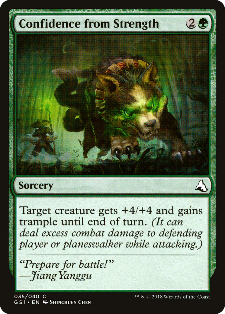 Confidence from Strength Card Image