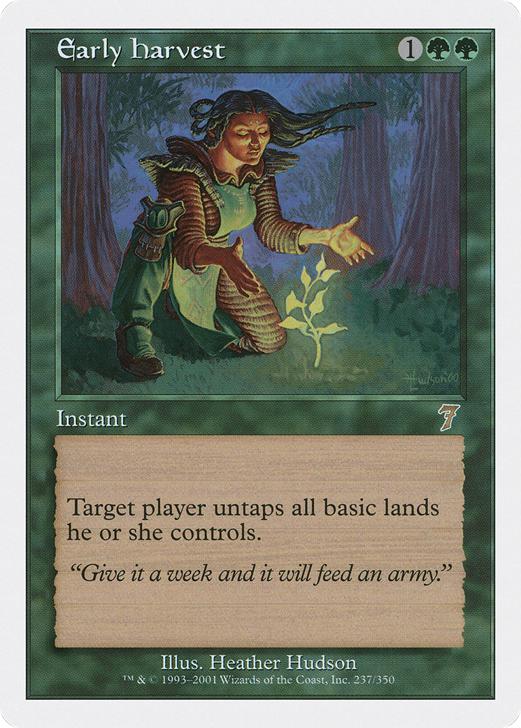 Early Harvest Card Image