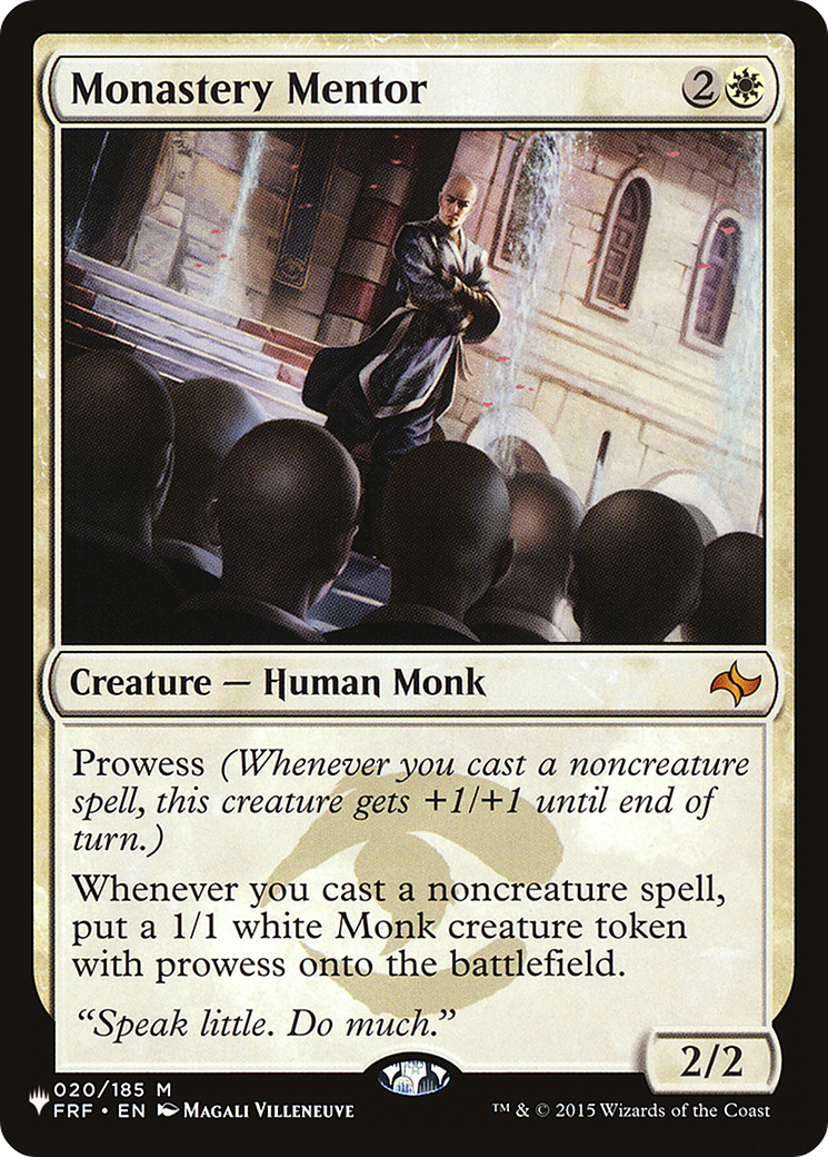 Monastery Mentor Card Image