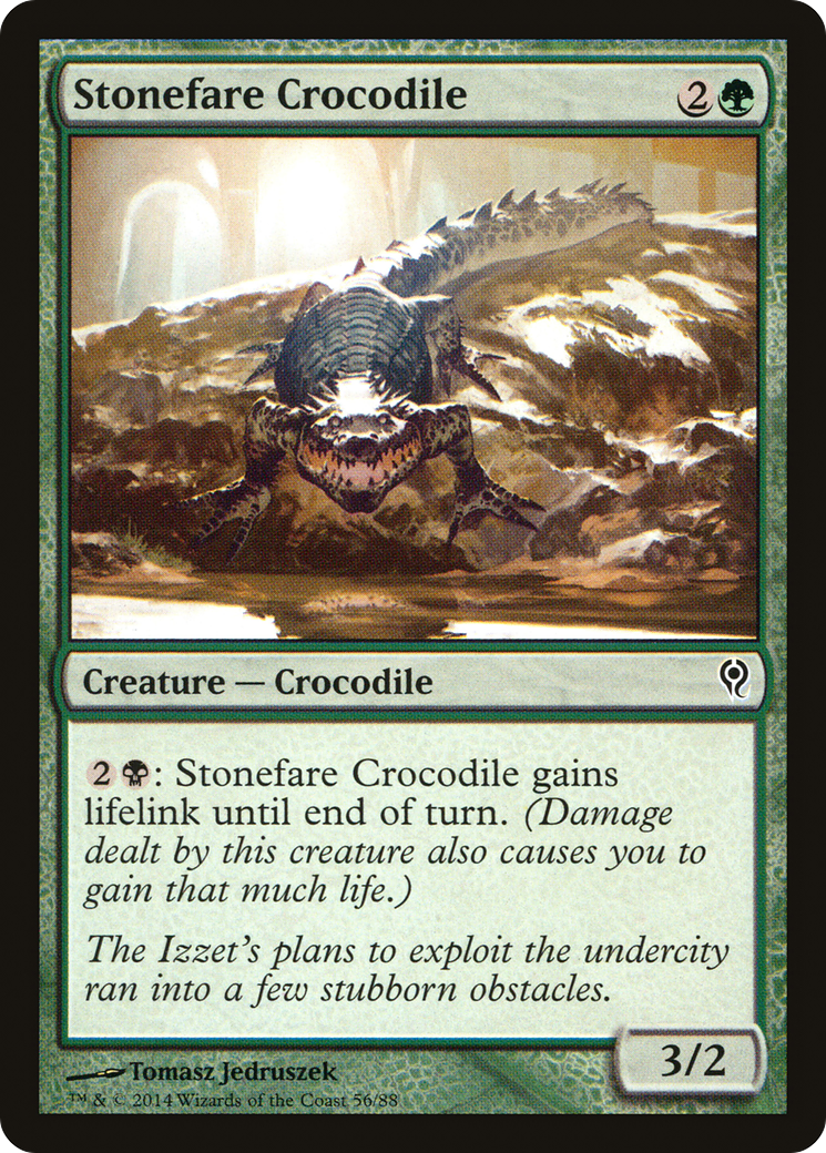 Stonefare Crocodile Card Image