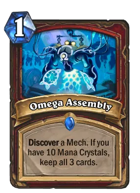 Omega Assembly Card Image