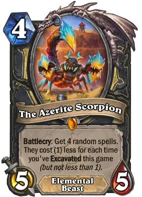 The Azerite Scorpion Card Image