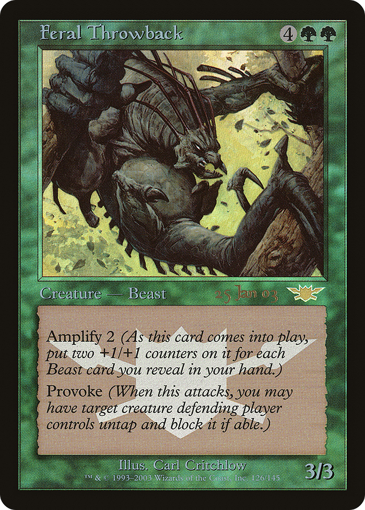 Feral Throwback Card Image