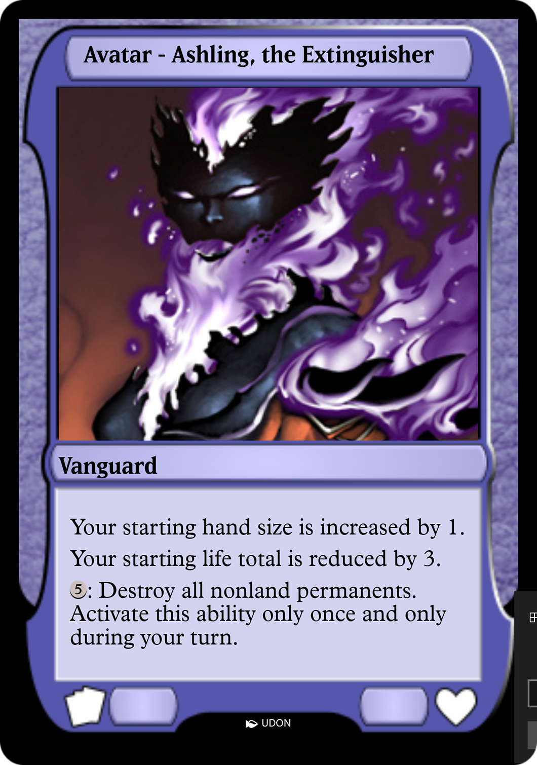 Ashling, the Extinguisher Avatar Card Image