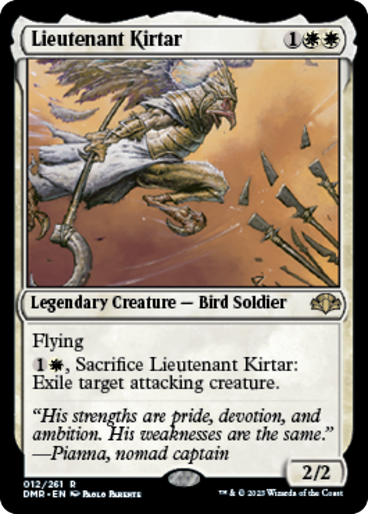 Lieutenant Kirtar Card Image