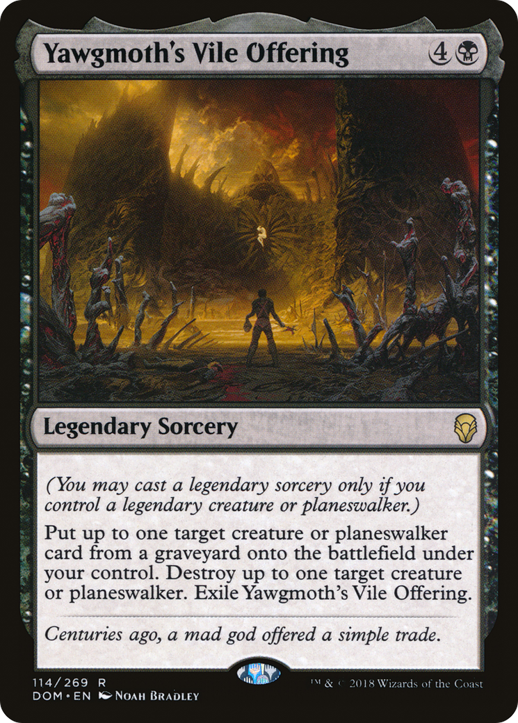 Yawgmoth's Vile Offering Card Image