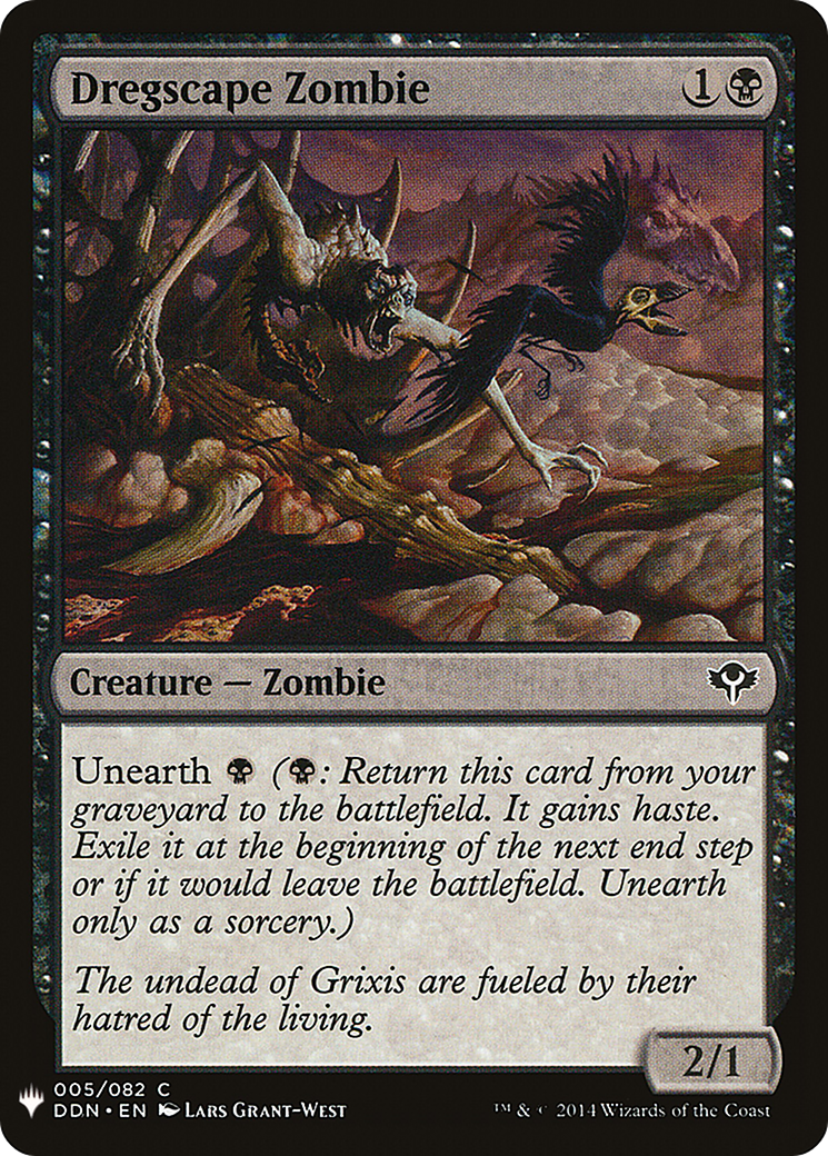 Dregscape Zombie Card Image