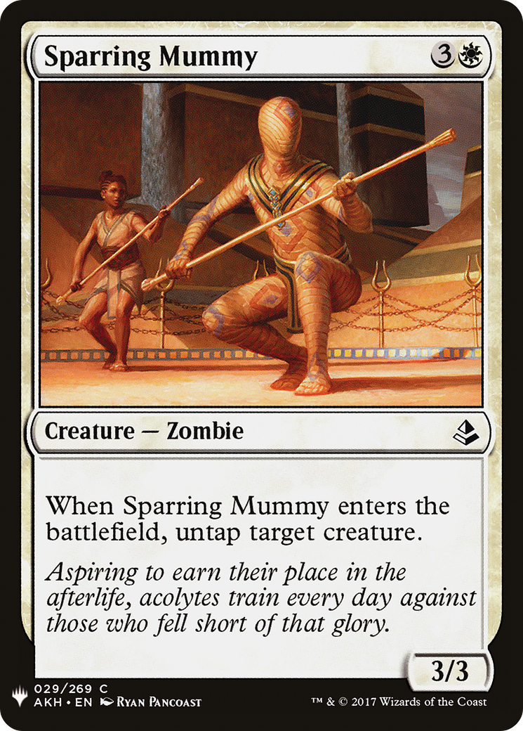 Sparring Mummy Card Image