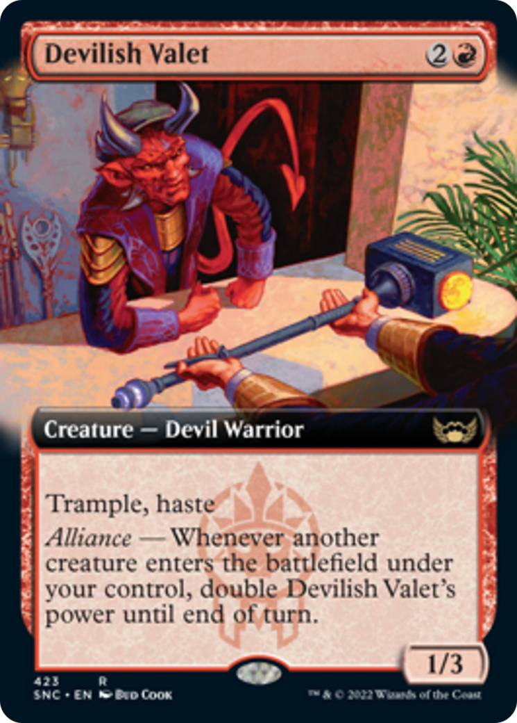 Devilish Valet Card Image